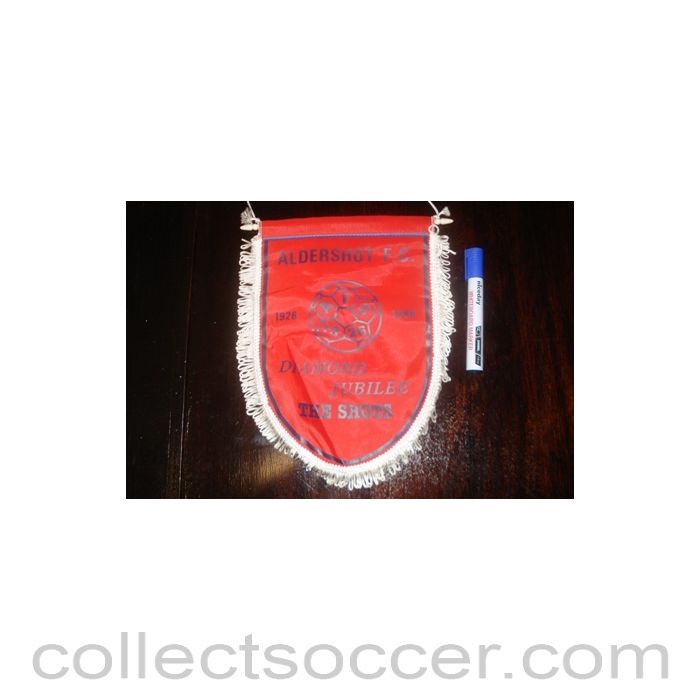 1926 - Aldershot Diamond Jubilee 1926-1986 Pennant