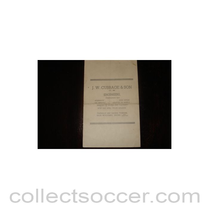 Score Card - Bucks XI v Services XI