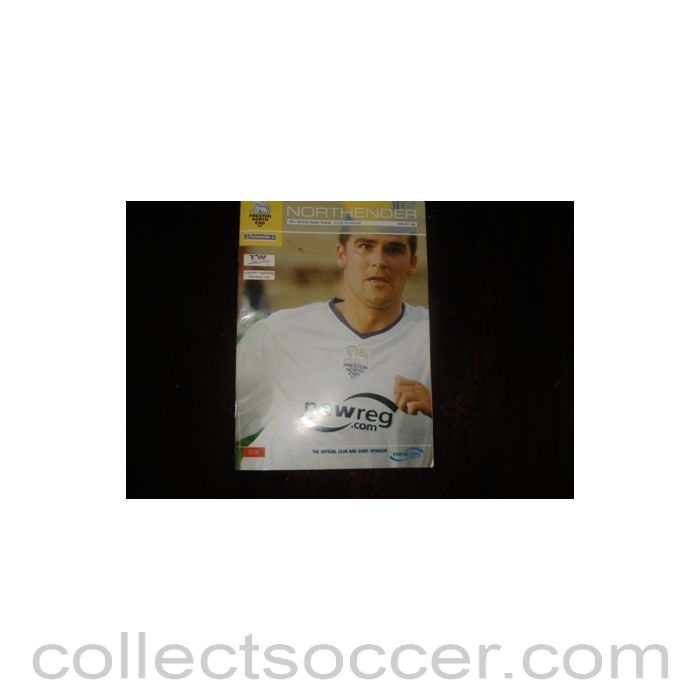2002 - Preston North End v Crystal Palace official programme 10/08/2002