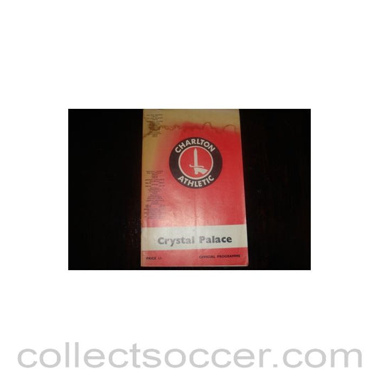 1969 - Charlton Athletic v Crystal Palace official programme 22/03/1969