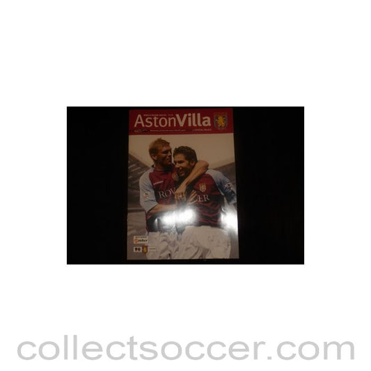 2003 - Aston Villa v Crystal Palace official programme 03/12/2003