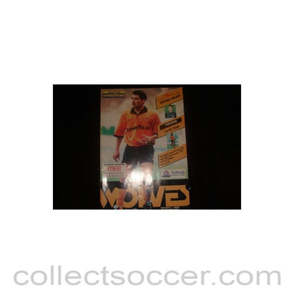 1994 - Wolverhampton Wanderers v Crystal Palace official programme 15/01/1994