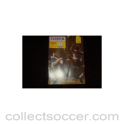 1986 - Everton v Tottenham Hotspur official programme 19/03/1986