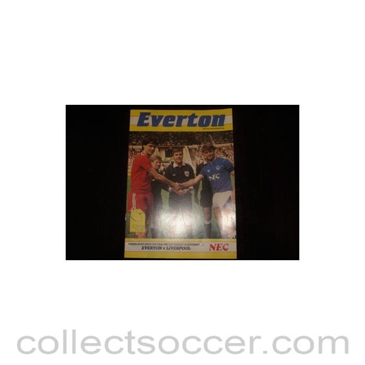 1986 - Everton v Liverpool official programme 30/09/1986