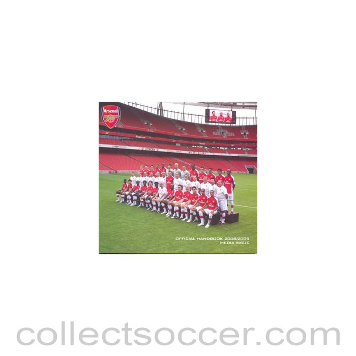 2008 - Arsenal official handbook 2008-2009 media issue
