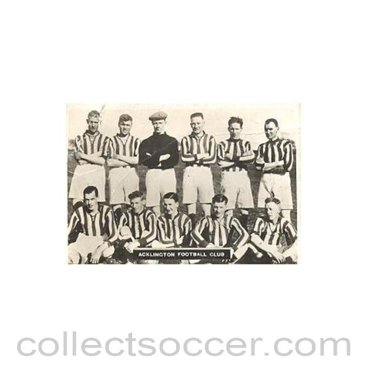 1931 - Acklington Football Club established in 1931 Photocard