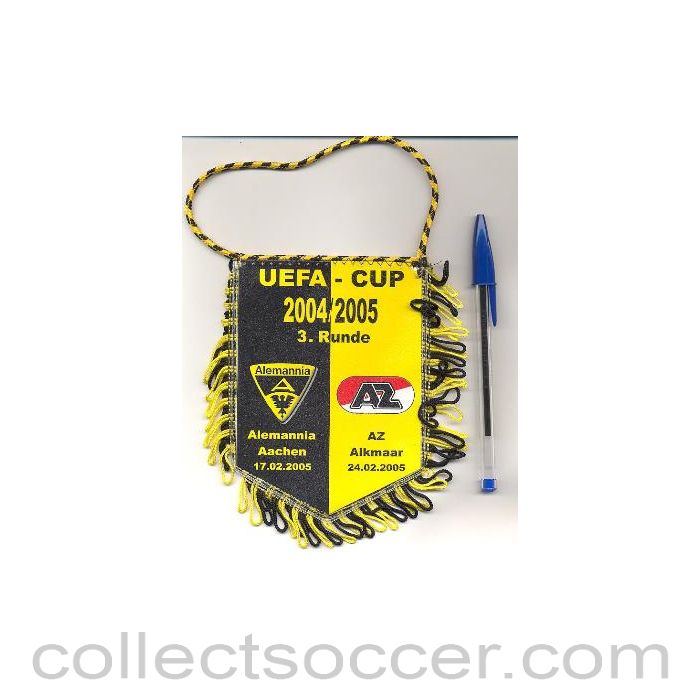 2004 - Alemania Aachen x Alkmaar UEFA Cup 2004-2005 Pennant
