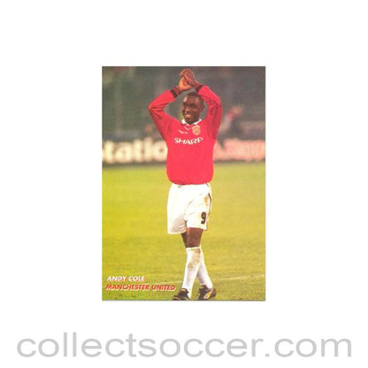 Manchester United - Andy Cole unofficial Thai produced colour postcard
