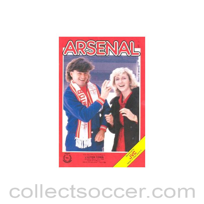 1986 - Arsenal v Luton Town official programme 03/03/1986 F.A. Cup