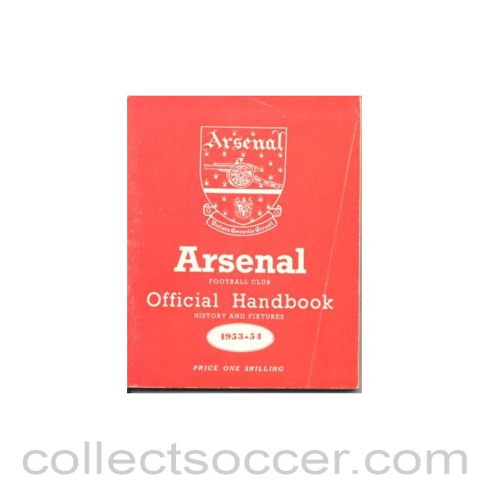 1953 - Arsenal official handbook 1953-1954