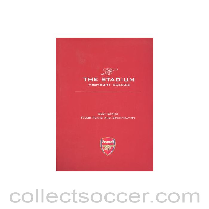 Arsenal stadium brochure - The Stadium Highbury Square - West Stand - Floor Plans And Specifications
