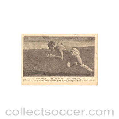 Olympic postcard in French