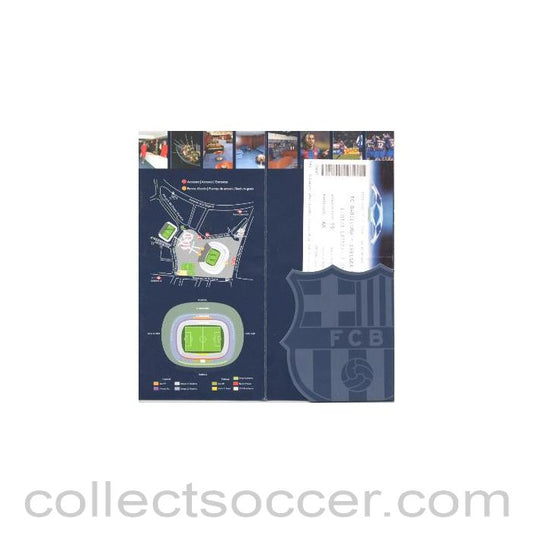 2006 - Barcelona v Chelsea VIP ticket in wallet 31/10/2006