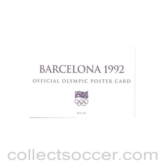 1992 - Barcelona 1992 Official Olympic Poster Card