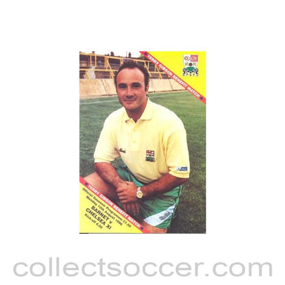 1996 - Barnet vChelsea official programme 12/08/1996