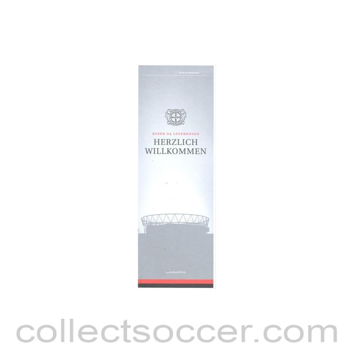 2011 - Bayer Leverkusen v Chelsea Menu 23/11/2011 Champions League