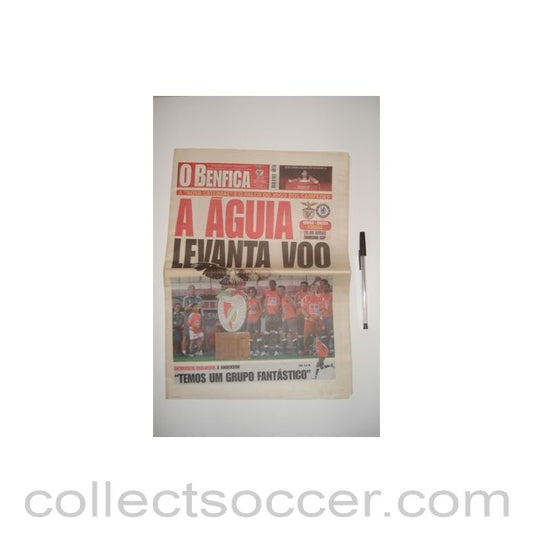 2005 - Benfica newspaper of 15/07/2005 covering Benfica v Chelsea