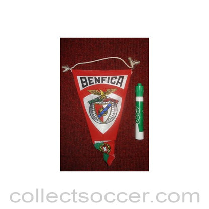 Benfica Pennant once property of the football referee Neil Midgley