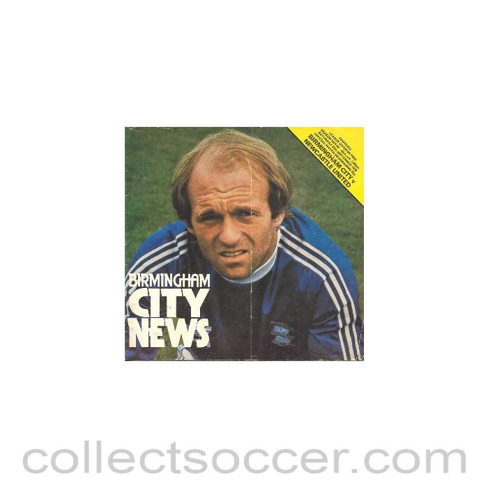 1979 - Birmingham City v Newcastle United official programme 29/09/1979 Football League