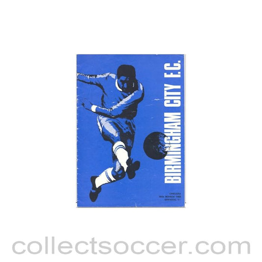 1968 - Birmingham City v Chelsea official programme 30/03/1968