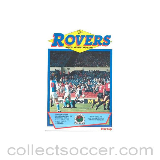 1988 - Blackburn Rovers vChelsea official programme 15/05/1988