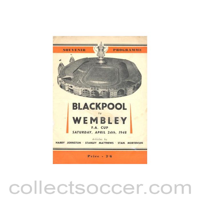 1948 - Blackpool to Wembley brochure 24/04/1948