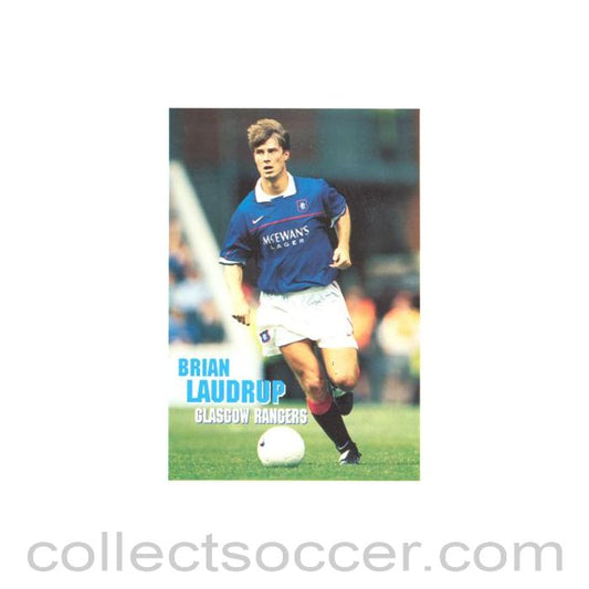 Glasgow Rangers - Brian Laudrup colour card