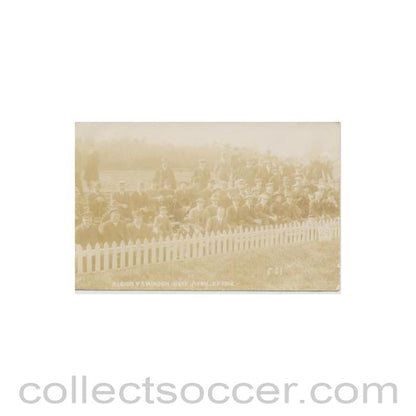 1912 - Brighton & Hove Albion v Swindon postcard 27/04/1912