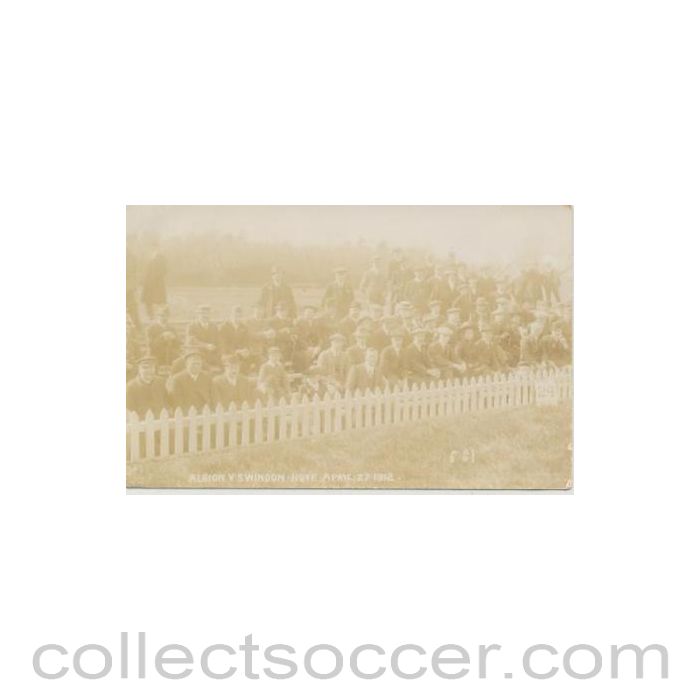1912 - Brighton & Hove Albion v Swindon postcard 27/04/1912