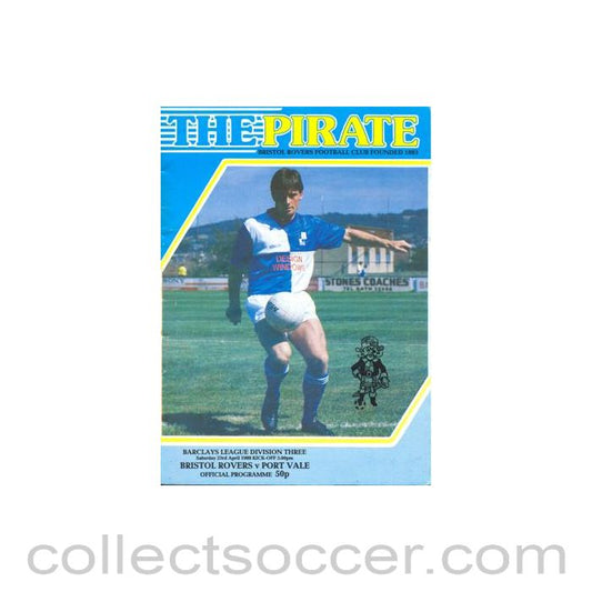 1988 - Bristol Rovers v Port Vale official programme 23/04/1988 Football League