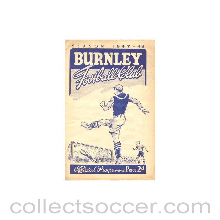 1947 - Burnley vChelsea official programme 06/12/1947