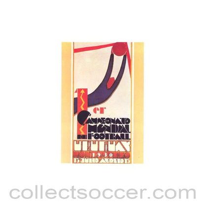 1930 - Replica card about World Cup 1930 in Uruguay