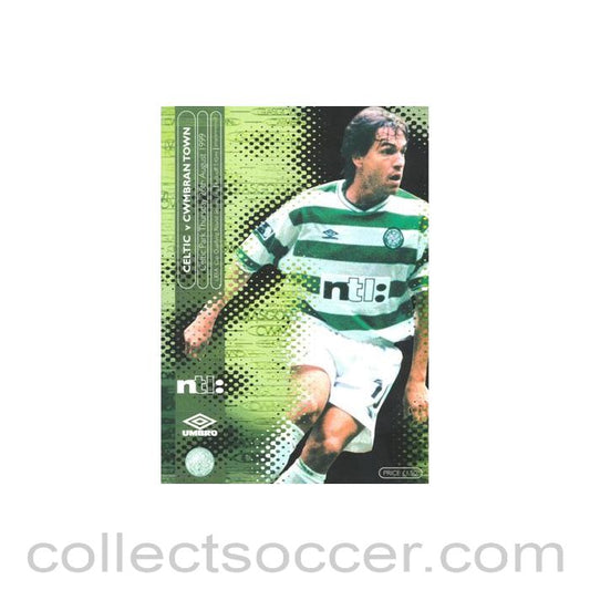 1999 - Celtic v Cwmbran Town official programme 26/08/1999 UEFA Cup