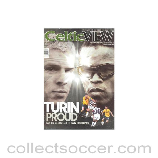 2001 - Celtic View magazine Champions League Special Issue No:11, 20/09/2001