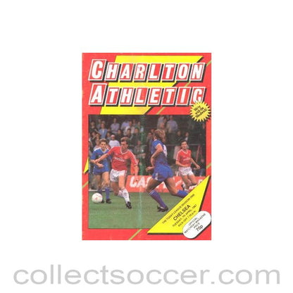1987 - Charlton Athletic vChelsea official programme 07/04/1987