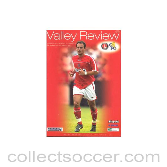 2003 - Charlton Athletic vChelsea official programme 26/12/2003
