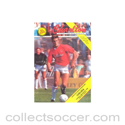 1989 - Charlton Athletic vChelsea official programme 29/08/1989