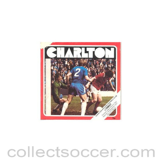 1977 - Charlton Athletic v Leyton Orient official programme 10/09/1977 Football League