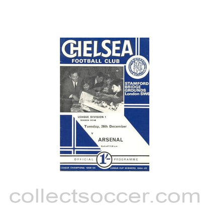 1967 - Chelsea v Arsenal official programme 26/12/1967