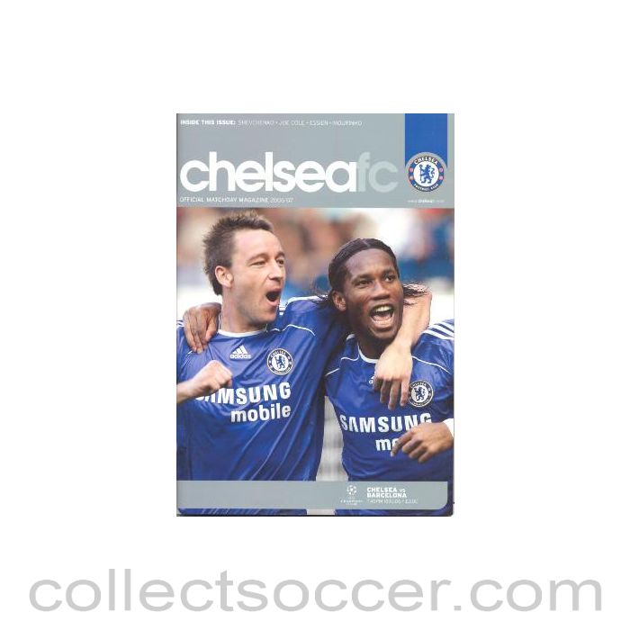 2006 - Chelsea v Barcelona official programme 18/10/2006