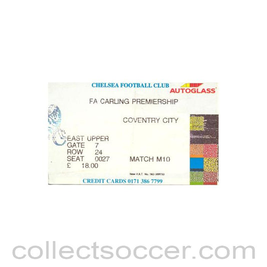 Chelsea v Coventry City used ticket of an unknown season Premier League