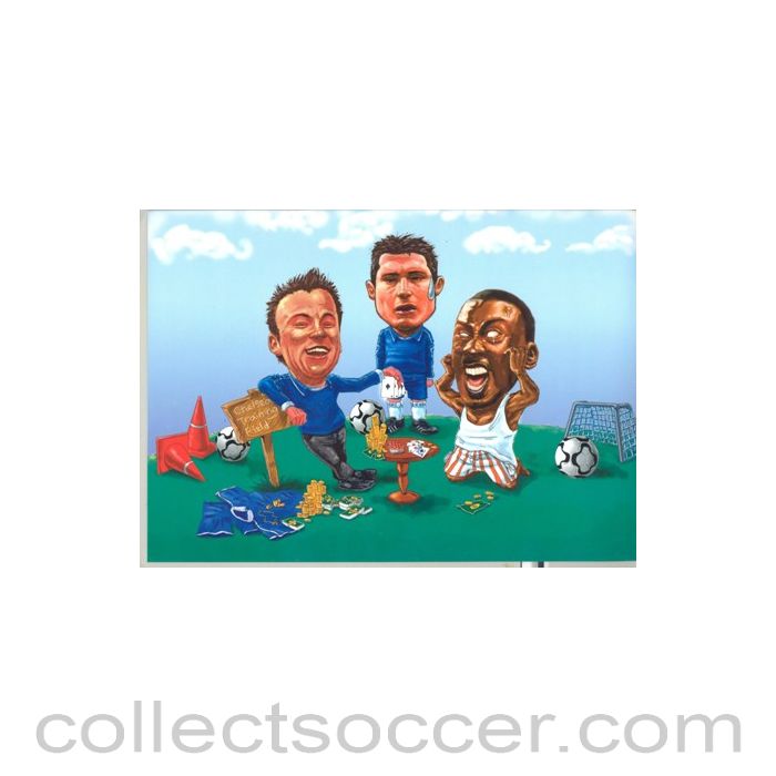 Chelsea laminated card Data-A Press Pulications Malaysia production