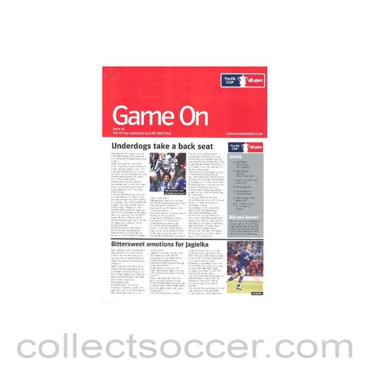 2009 - Chelsea v Everton FA Cup Final 30/05/2009 Rare Presspack