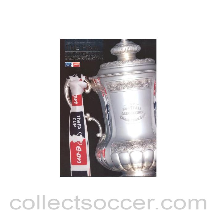 2009 FA Cup Final Programme Chelsea v Everton official programme30/05/2009
