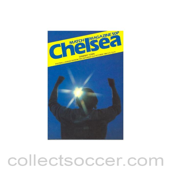 1982 - Chelsea v Grimsby Town official programme 02/10/1982