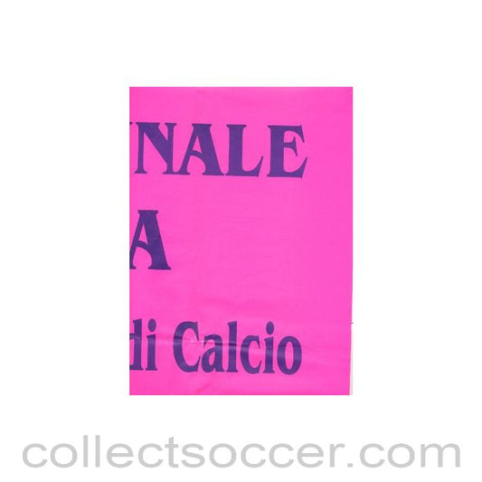 2001 - Cascia v Chelsea in the Italian Calcio large poster in Italian of 15/07/2001 non-programme match