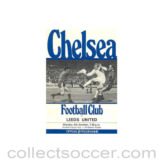 1969 - Chelsea v Leeds United official programme 06/10/1969