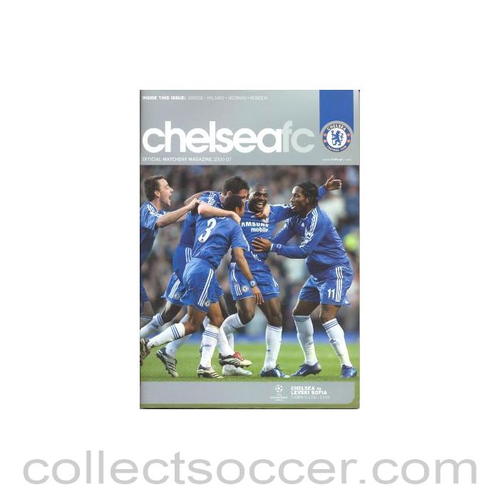 2006 - Chelsea v Levski, Sofia official programme 05/12/2006