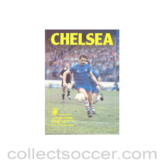 1985 - Chelsea v Luton Town official programme 08/05/1985