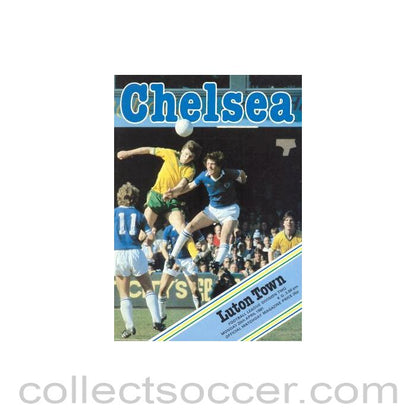 1981 - Chelsea v Luton Town official programme 20/04/1981